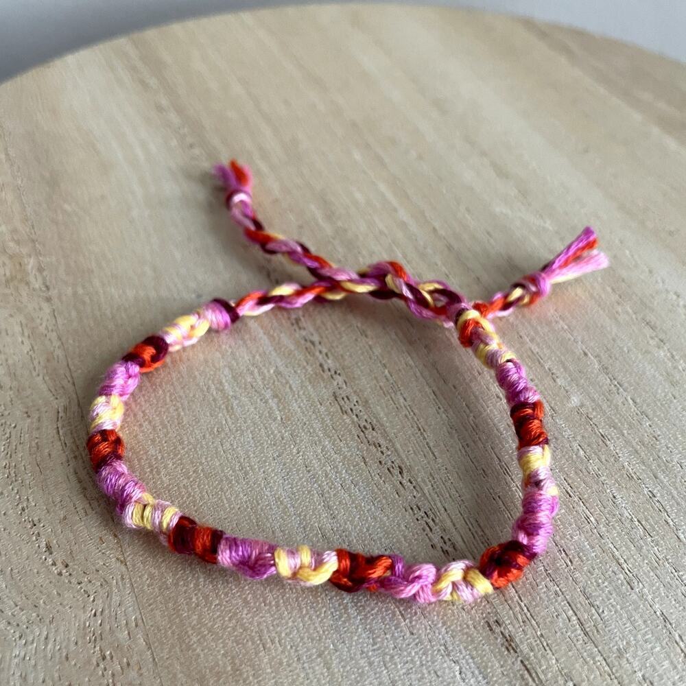 Anaise Bracelet anklet trendy comfortable tie embroidery thread woven gift